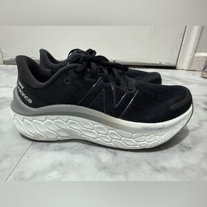 New Balance Black and White Fresh Foam Athletic Sneakers